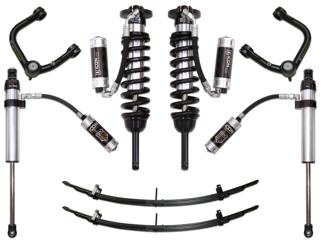 2005-2015 Toyota Tacoma 0-3.5 Inch Lift/2016-2023 Tacoma 0-2.75 Inch Lift Stage 6 Suspension System Tubular UCA Icon Vehicle Dynamics