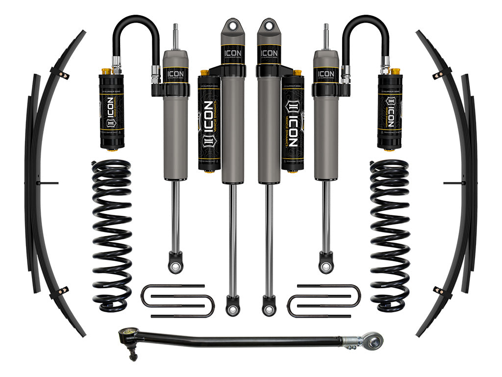 2017-2019 Ford F-250/F-350 4WD Diesel 2.5 Inch Lift Stage 4 Suspension System W/ Expansion Packs Icon Vehicle Dynamics