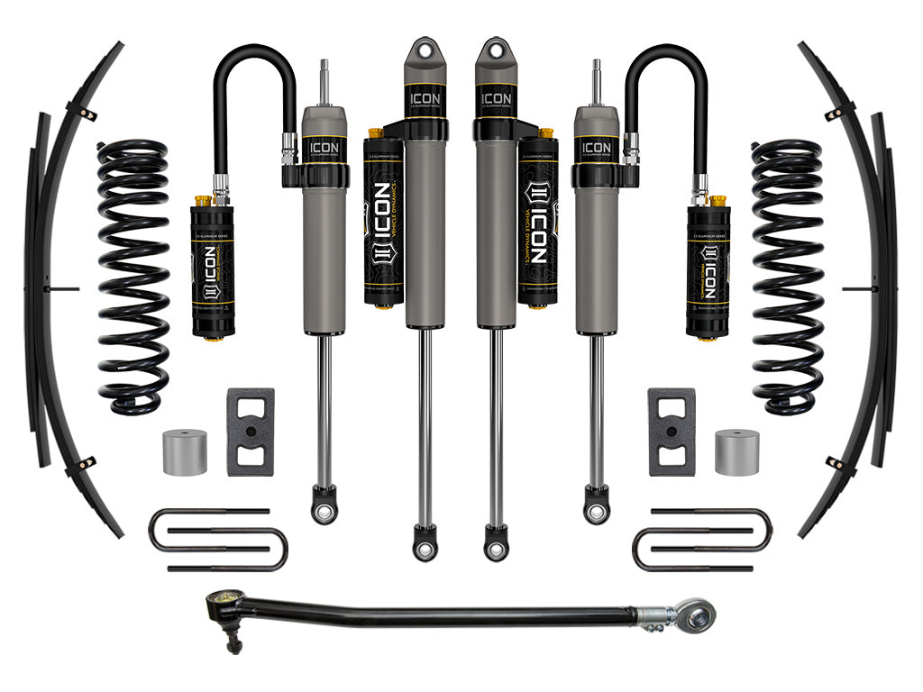 2023 Ford F-250/F-350 Super Duty 4WD Gas 2.5 Inch Lift Stage 4 Suspension System W/ Expansion Packs Icon Vehicle Dynamics