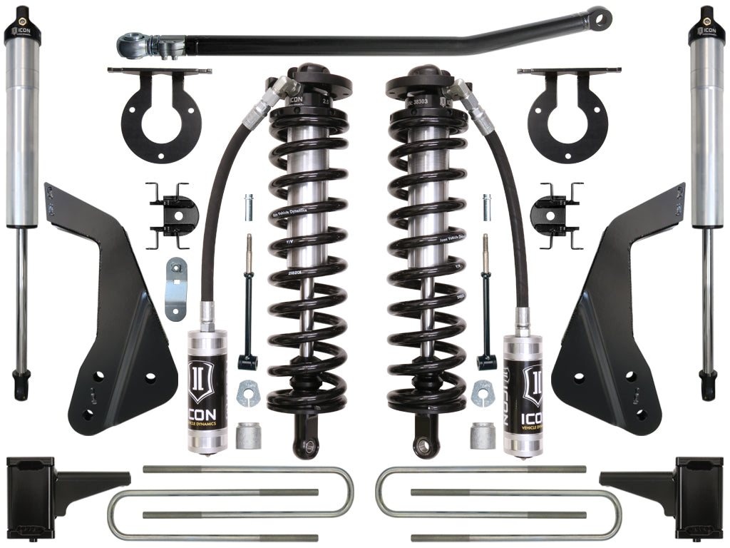 05-07 Ford F-250/F-350 4-5.5 Inch Stage 2 Coilover Conversion System Icon Vehicle Dynamics