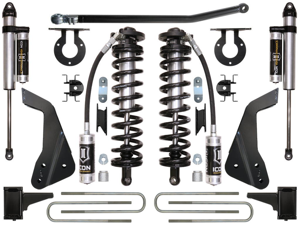 08-10 Ford F-250/F-350 4-5.5 Inch Stage 3 Coilover Conversion System Icon Vehicle Dynamics