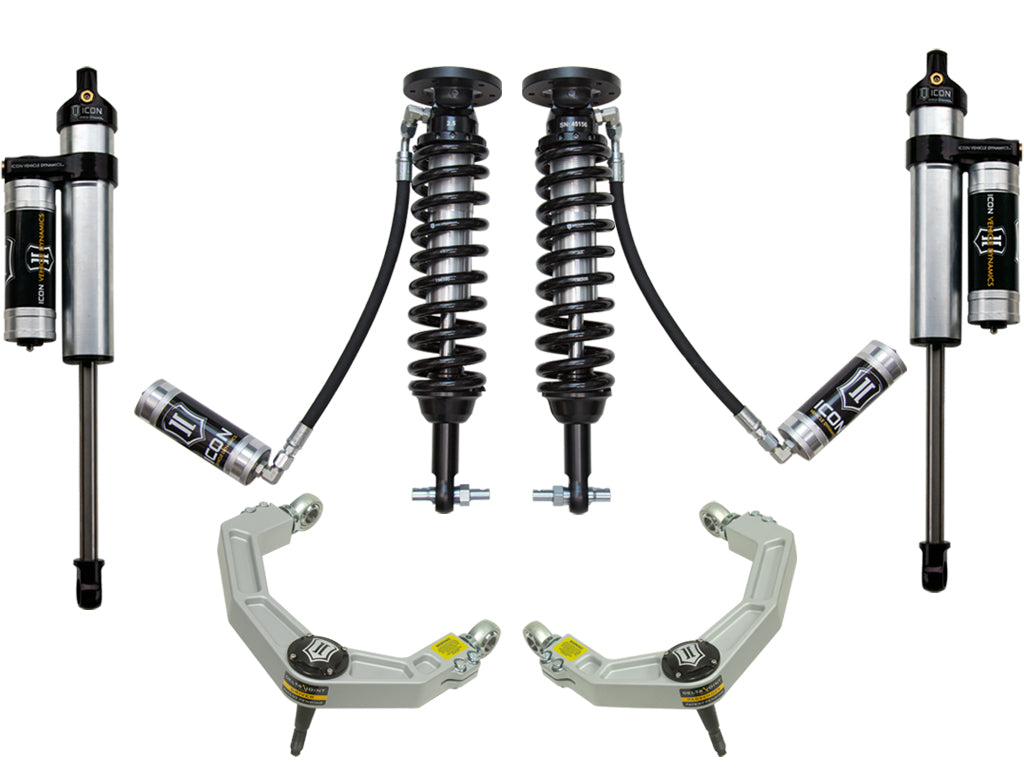 2014 Ford F150 4WD 1.75-2.63 Inch Stage 4 Suspension System W Billet UCA Icon Vehicle Dynamics