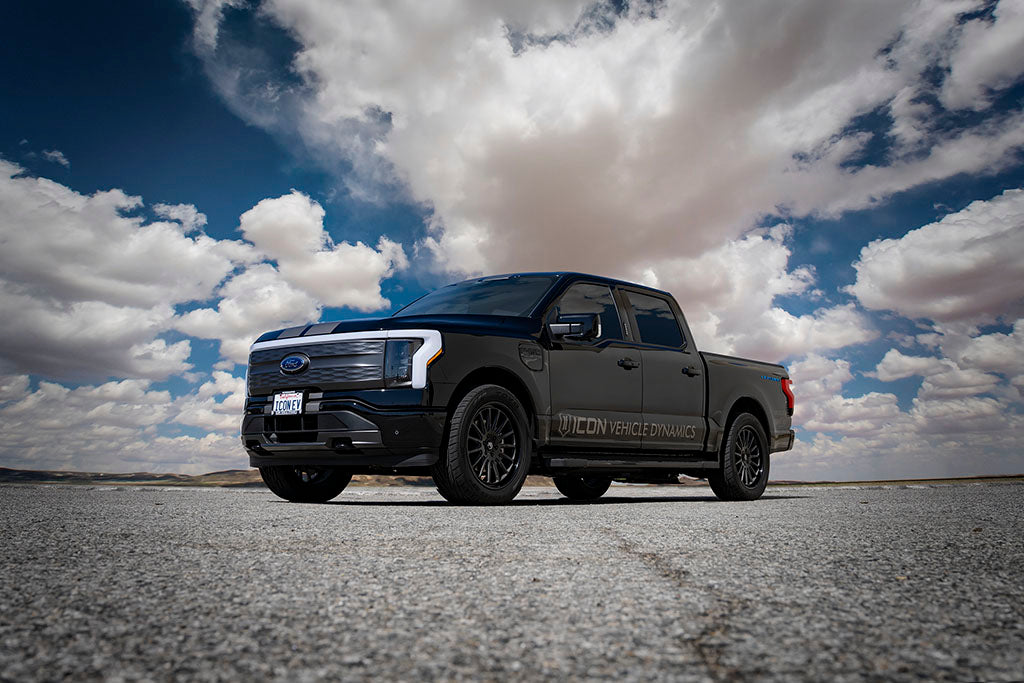 2022-2023 Ford F-150 Lightning 3.5-0 Inch Drop Stage 4 Suspension System Icon Vehicle Dynamics