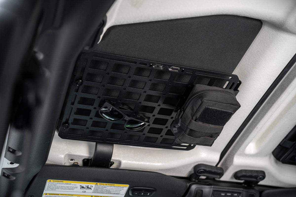 2018-2025 Jeep Wrangler JL Roof Mount for 15 Inch x 12 Inch MOLLE Panel