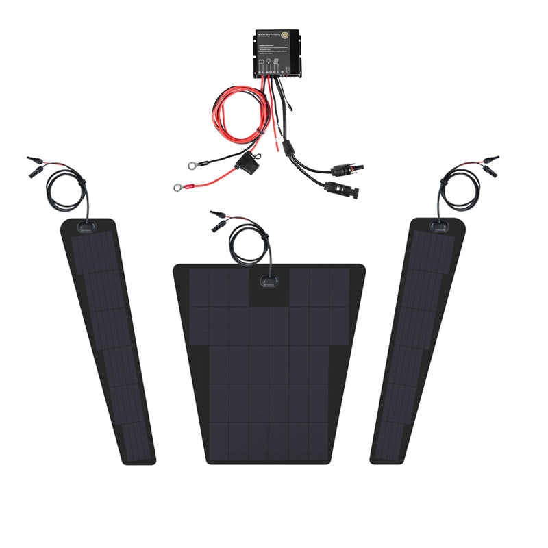 Mercedes-Benz G-Wagen G-Class Lensun 135W Hood Flexible Solar Panel