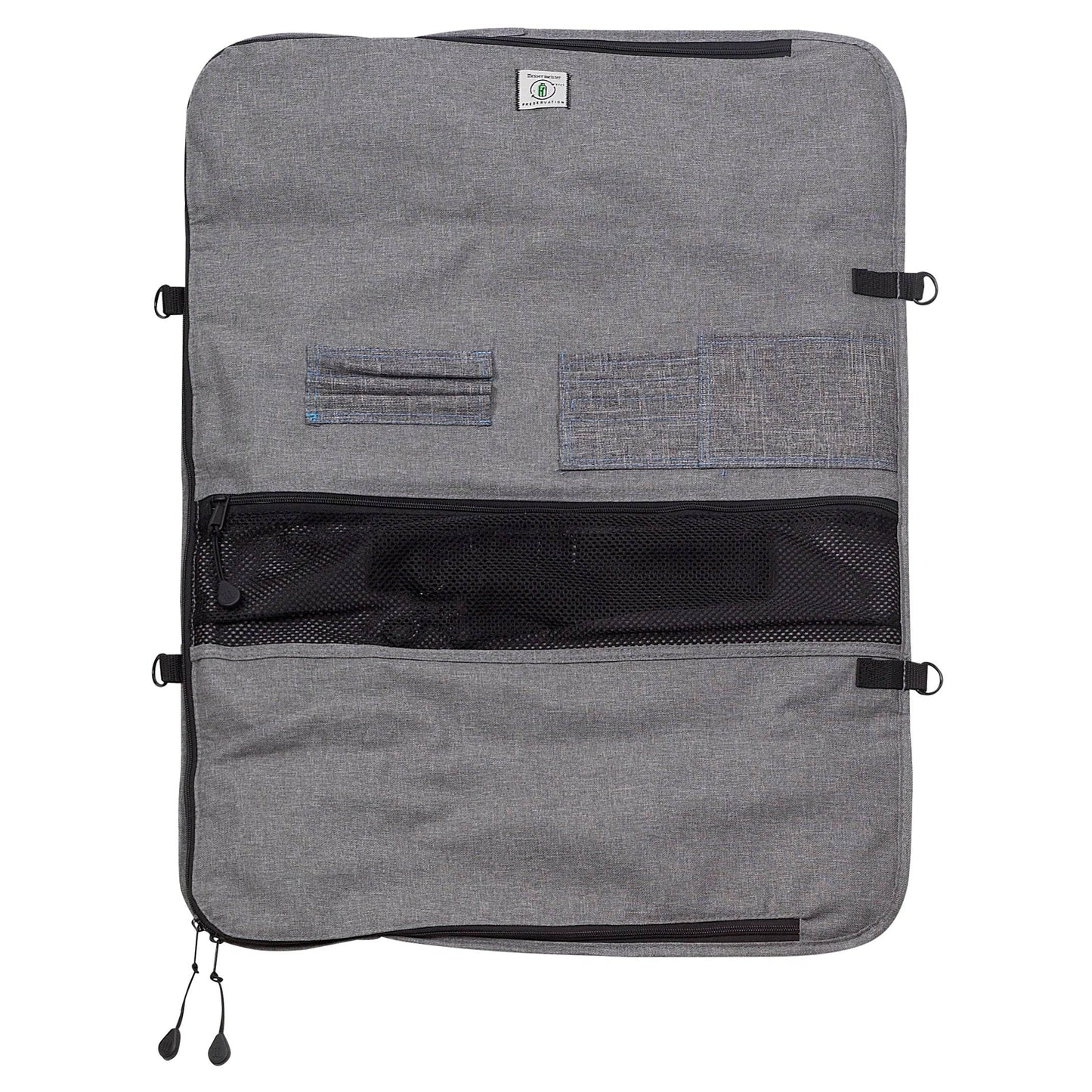 Preservation Heather Gray Knife Roll - 12 Pocket