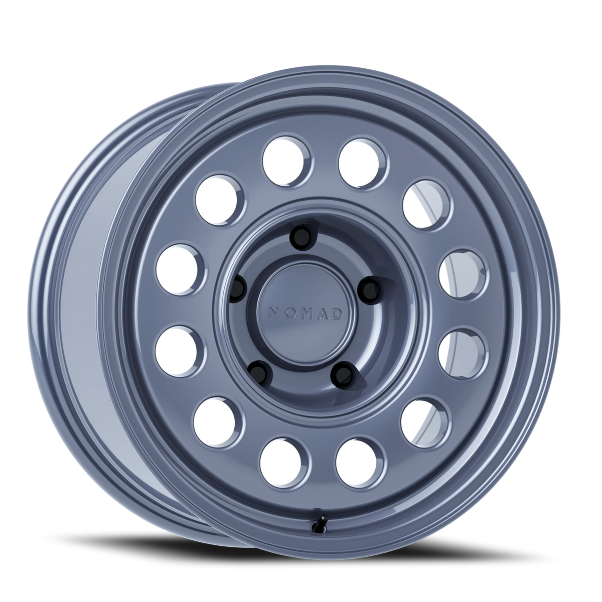 Aluminum Wheels 15x7 501UG Convoy Utility Gray 5 On 139.7 Bolt Pattern 107.95 Bore -10 Offset Nomad Wheels