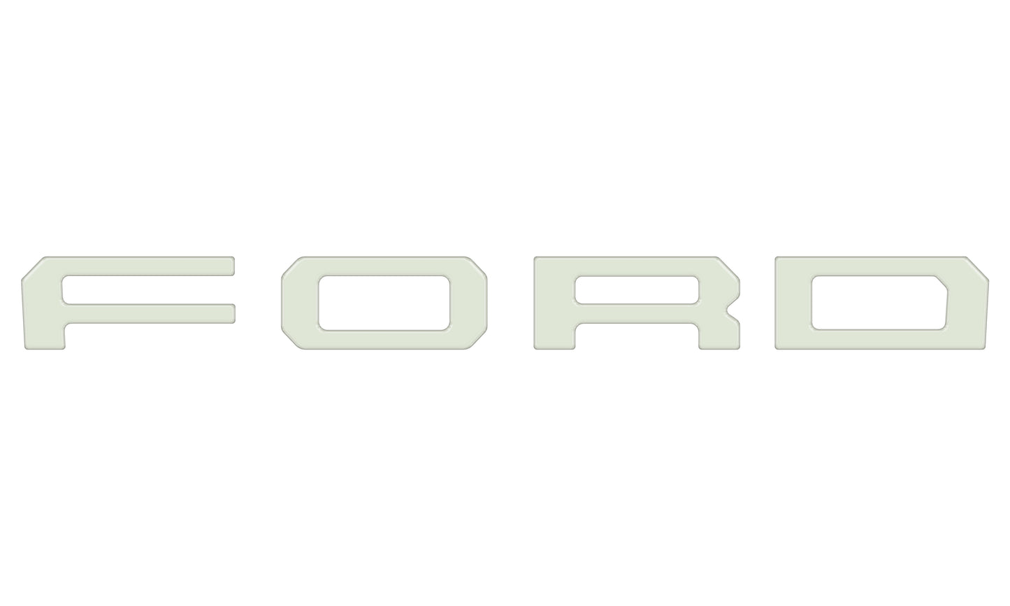 Ford Performance Grille Letter Overlays Fits 2019-2023 Ford Ranger