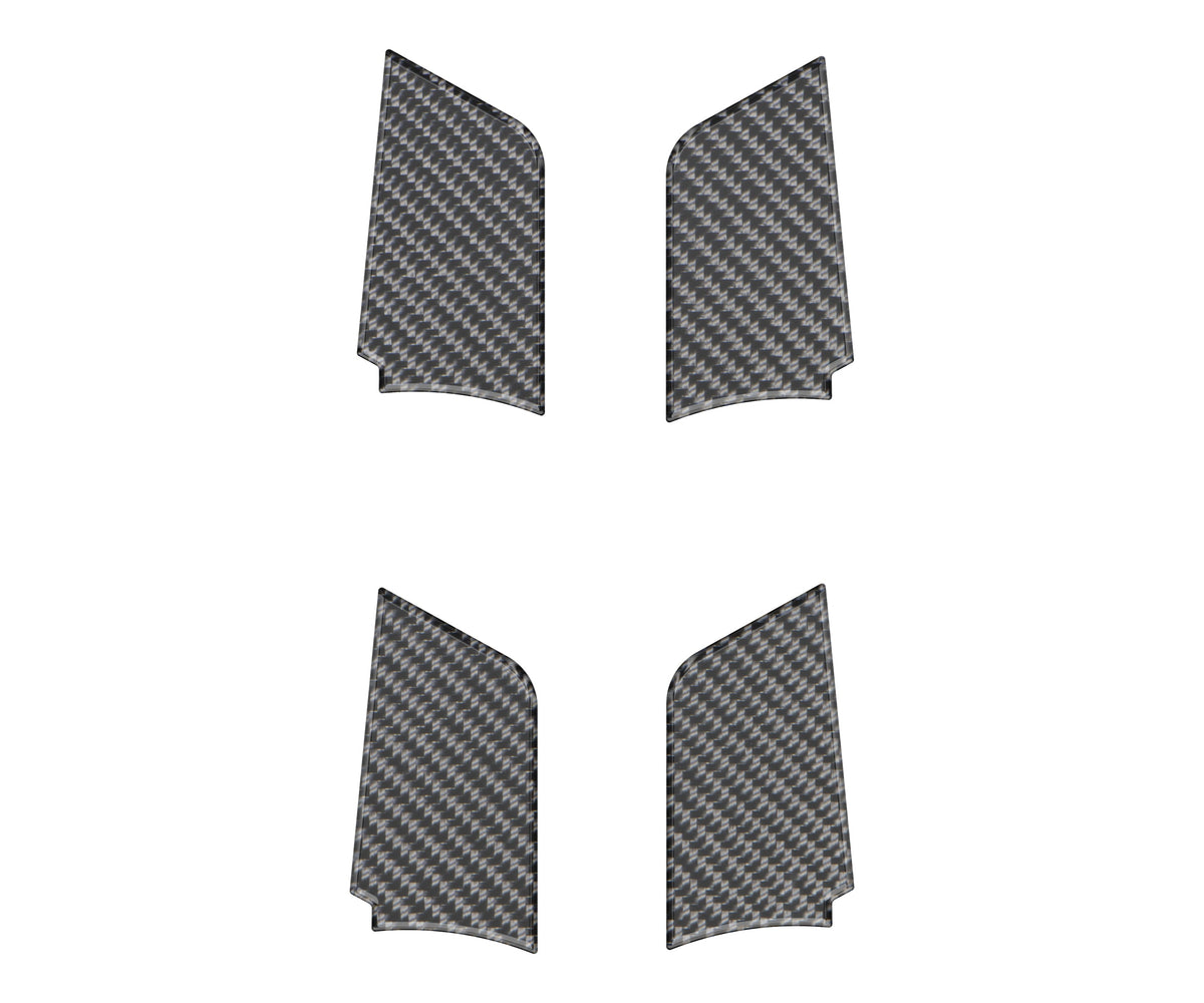 Interior Door Handle Inserts Fits 2019-2025 Toyota Rav4