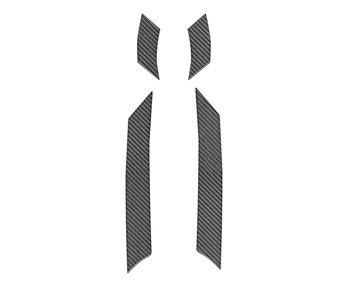 A&D Pillar Overlays Fits 2019-2025 Toyota Rav4