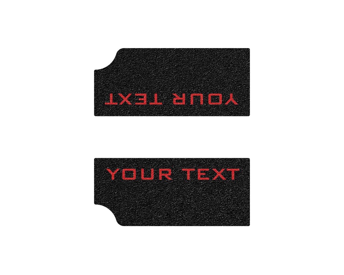Textured Front Door Sill Overlays Fits 2022-2027 Rivian R1T & R1S