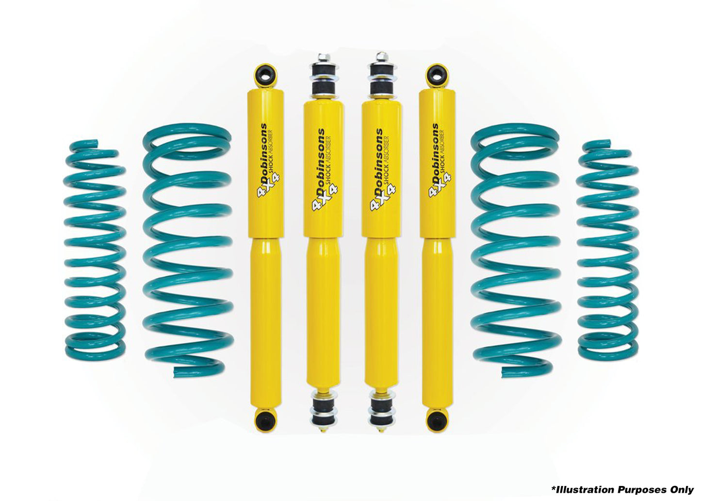 Dobinsons 2" Lift Kit Toyota Landcruiser 70 Series Prado I, Landcruiser II LJ78/79, RJ77, KZJ78 1987 to 1996 - DSSKIT93 - DSSKIT93