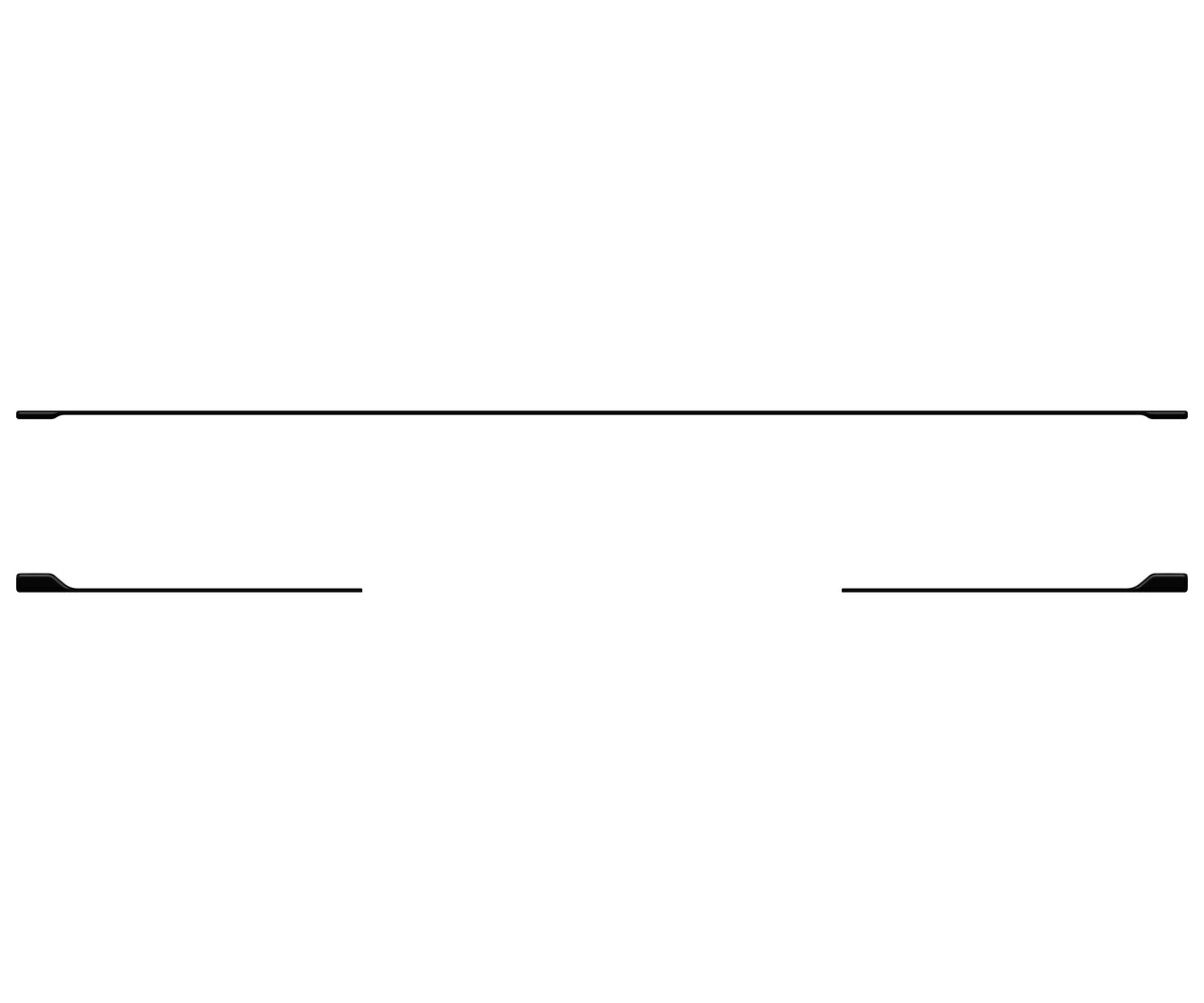 Platinum Tailgate Line Accent Trim Fits 2023-2024 Ford Super Duty