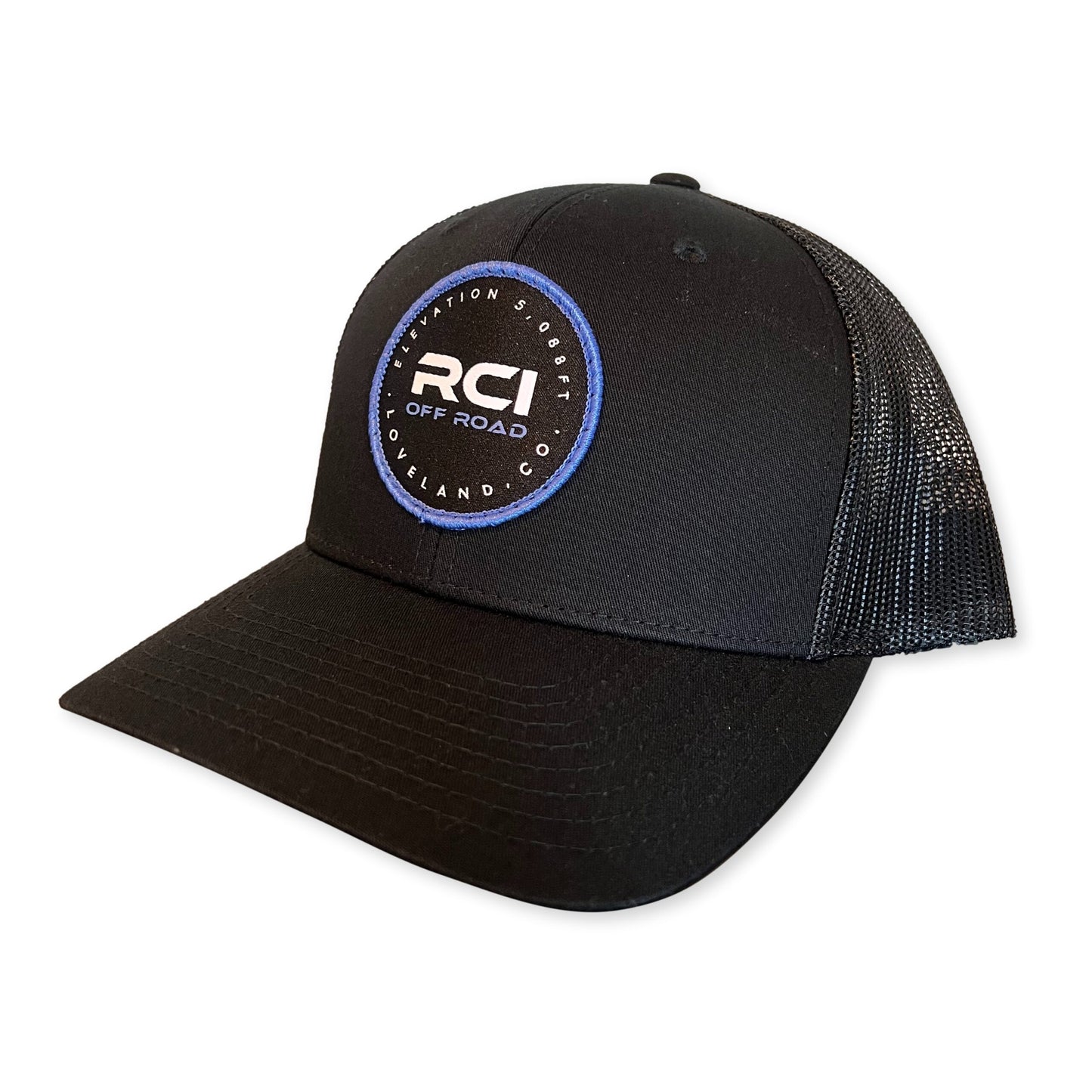 RCI Trucker Hat Black/Blue Circle Logo