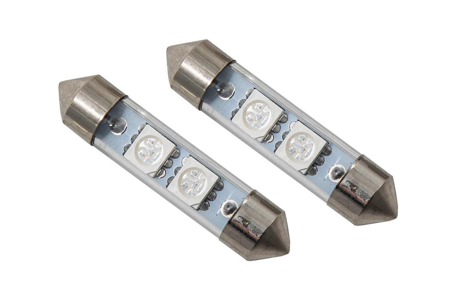39mm SMF2 LED Green (pair)