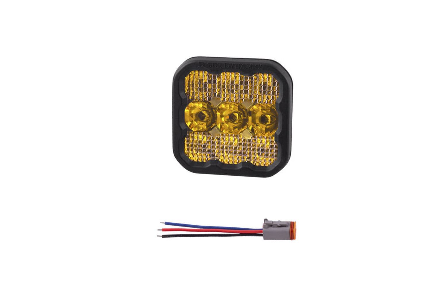 SS5 LED Pod Sport Yellow Combo - No Brackets (single)