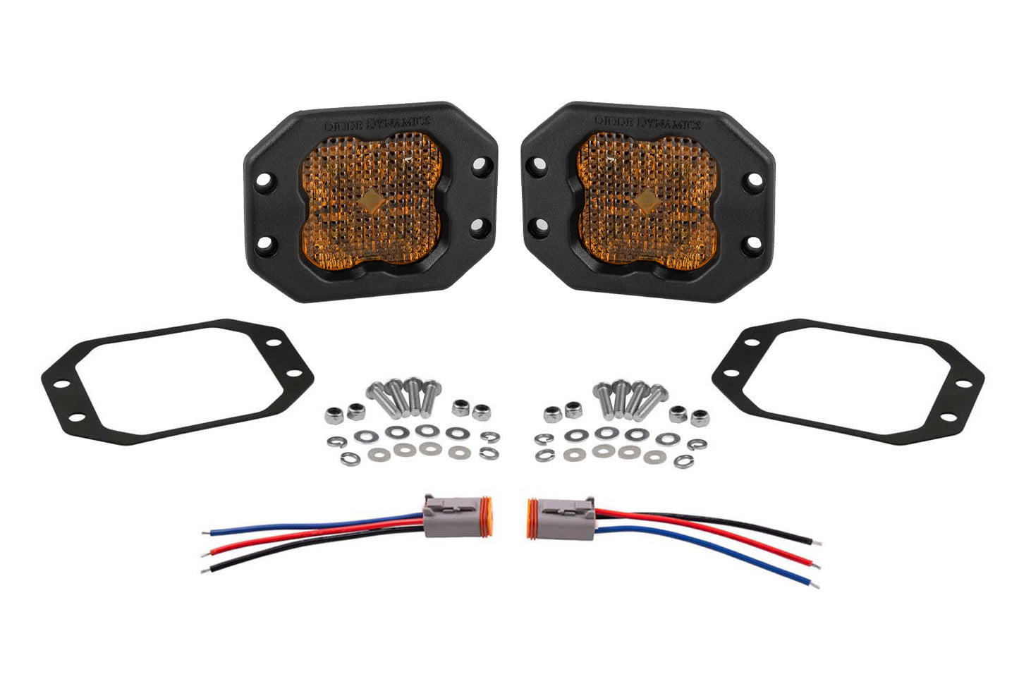 SS3 Pro ABL Yellow Combo Flush (pair)