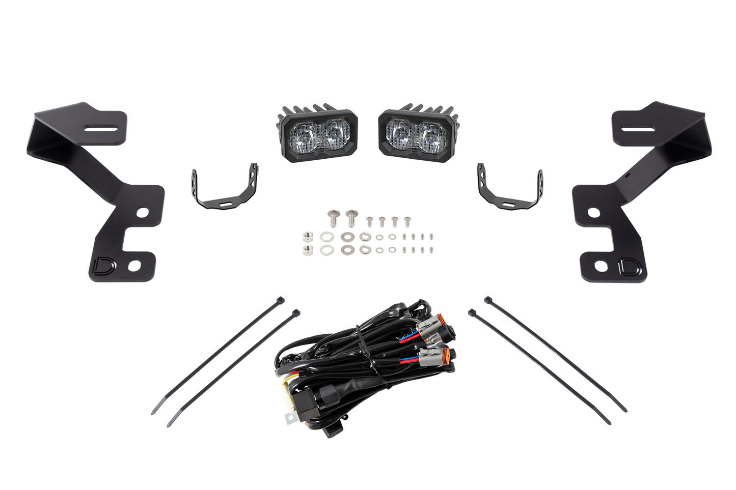 C2 2.0 LED Ditch Light Kit for 2021+ Ford Bronco Sport Pro White Combo/Driving