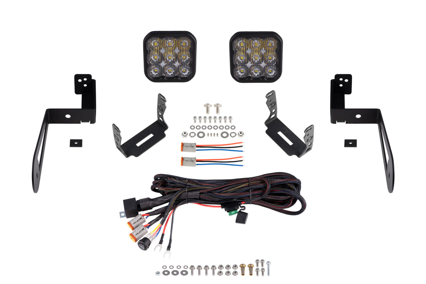 Jeep JK SS5 CrossLink Bumper Lightbar Kit Pro Driving
