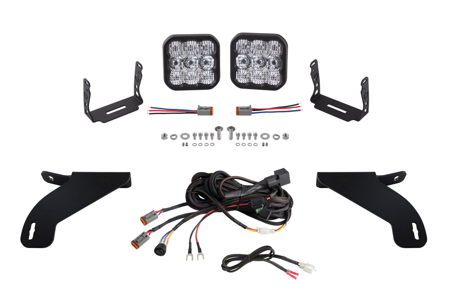 SS5 Bumper LED Pod Light Kit for 2021-2023 Ford F-150 Sport White Driving