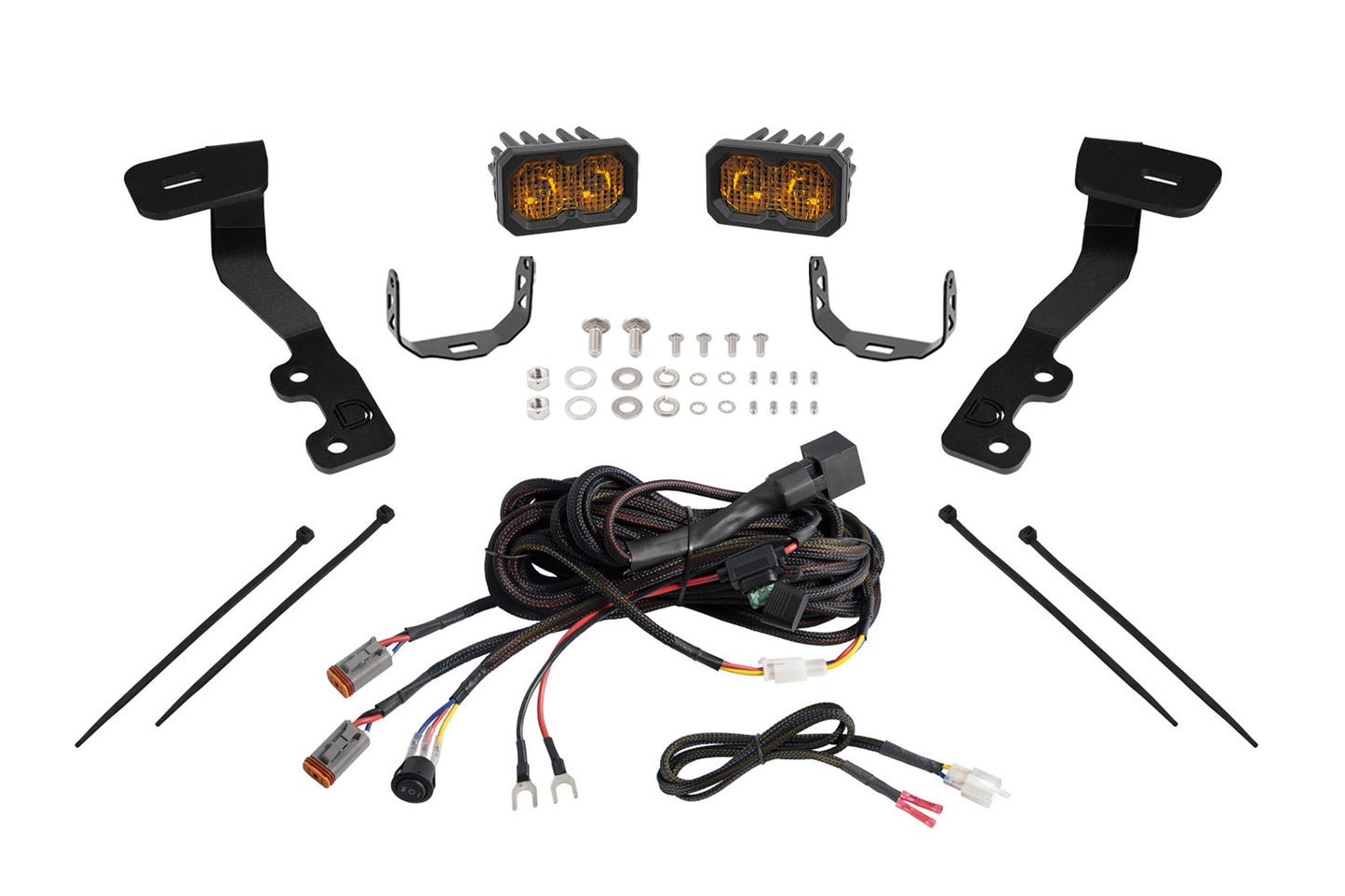 Stage Series Ditch Light Kit for 2022+ Toyota Tundra C2 2.0 Sport Yellow Combo