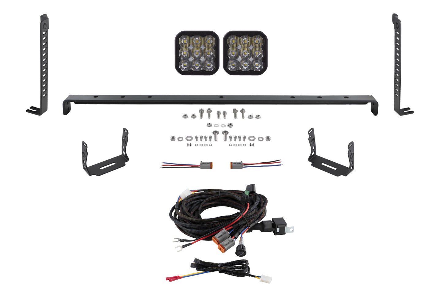 SS5 Stealth Grille LED 2-Pod Kit for 2014-2024 Toyota 4Runner Sport White Driving