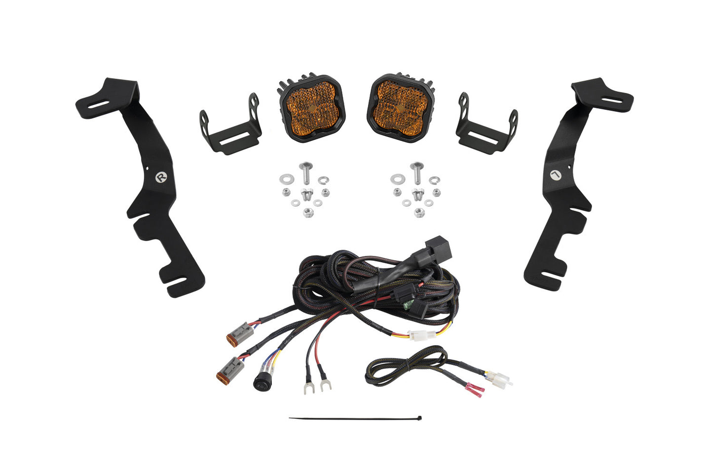 Stage Series Ditch Light Kit for 2019-2024 Ram SS3 Sport Yellow Combo
