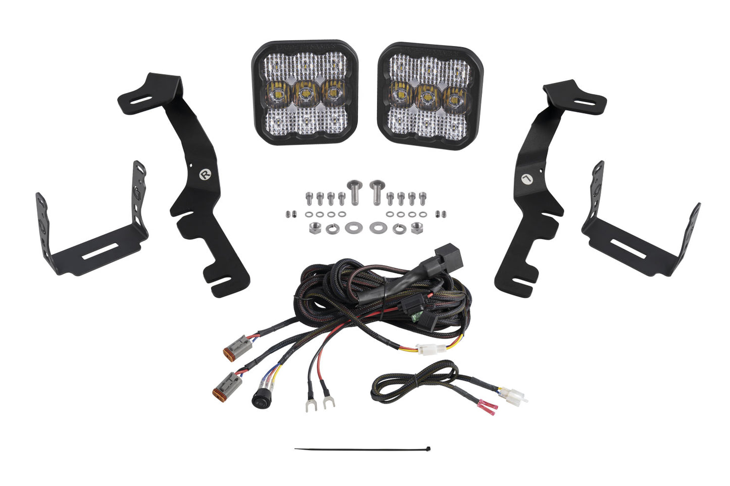 Stage Series Ditch Light Kit for 2019-2024 Ram SS5 Sport White Combo
