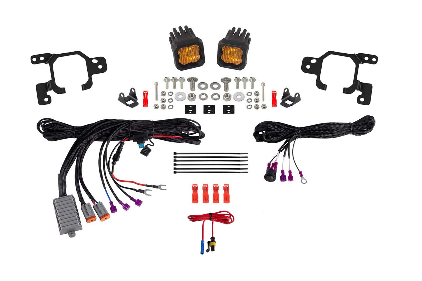 SSC1 Add-On LED Fog Light Kit SAE Fog for 2023-2026 Chevrolet Colorado Yellow