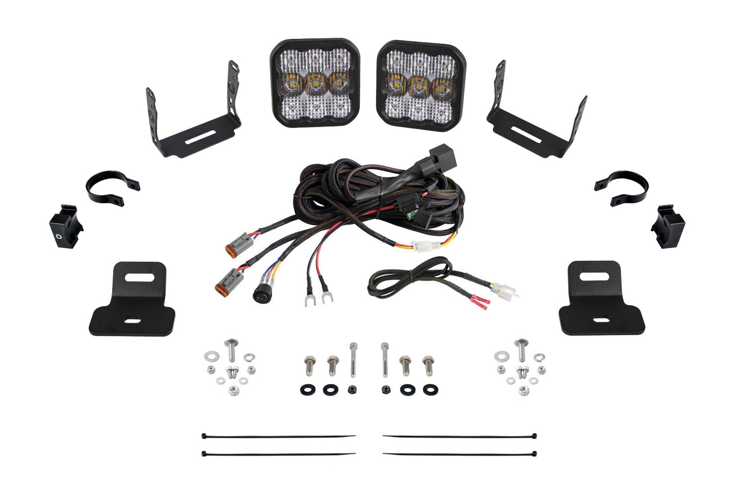 Stage Series Ditch Light Kit for 2017-2025 Can-Am Maverick X3 SS5 Pro White Combo