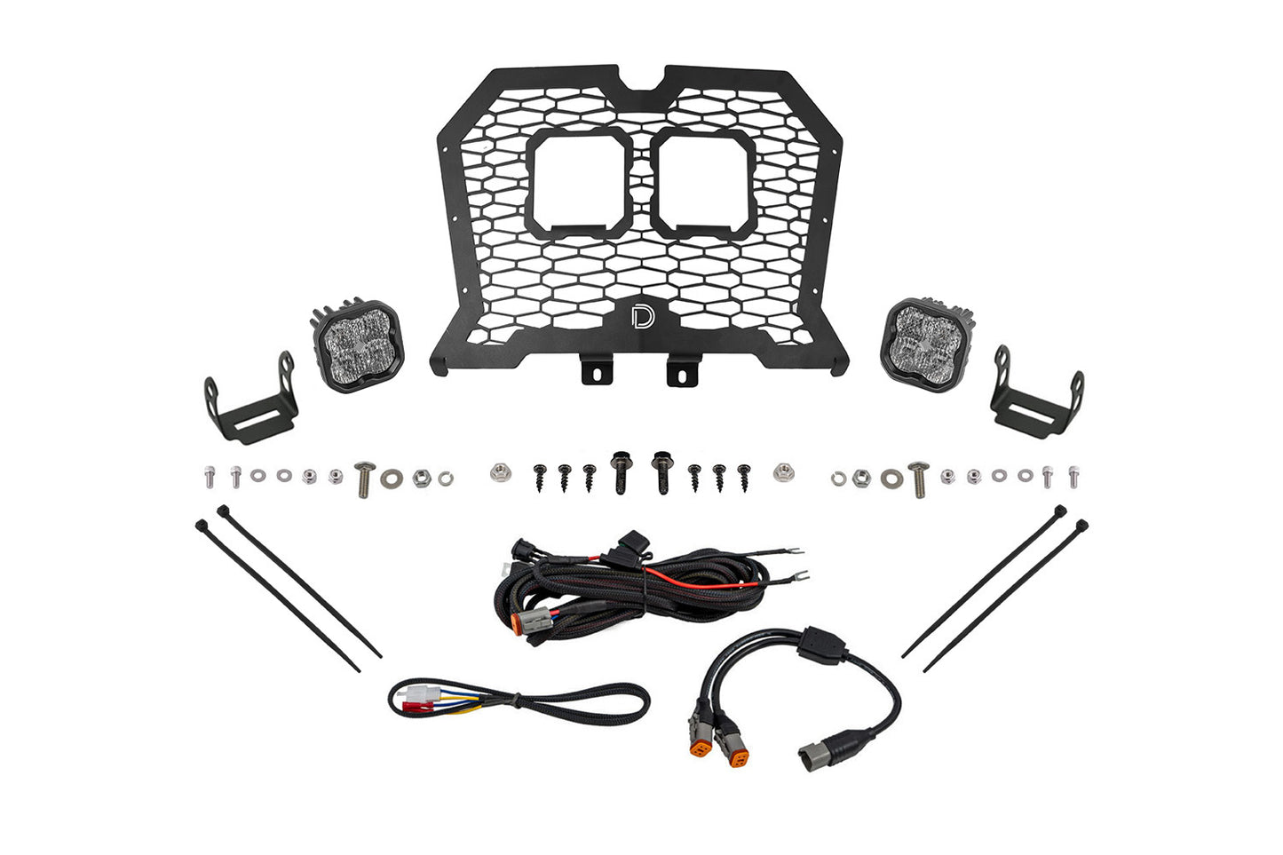Stage Series LED Grille Kit for 2019-2024 Polaris RZR XP Pro White Combo
