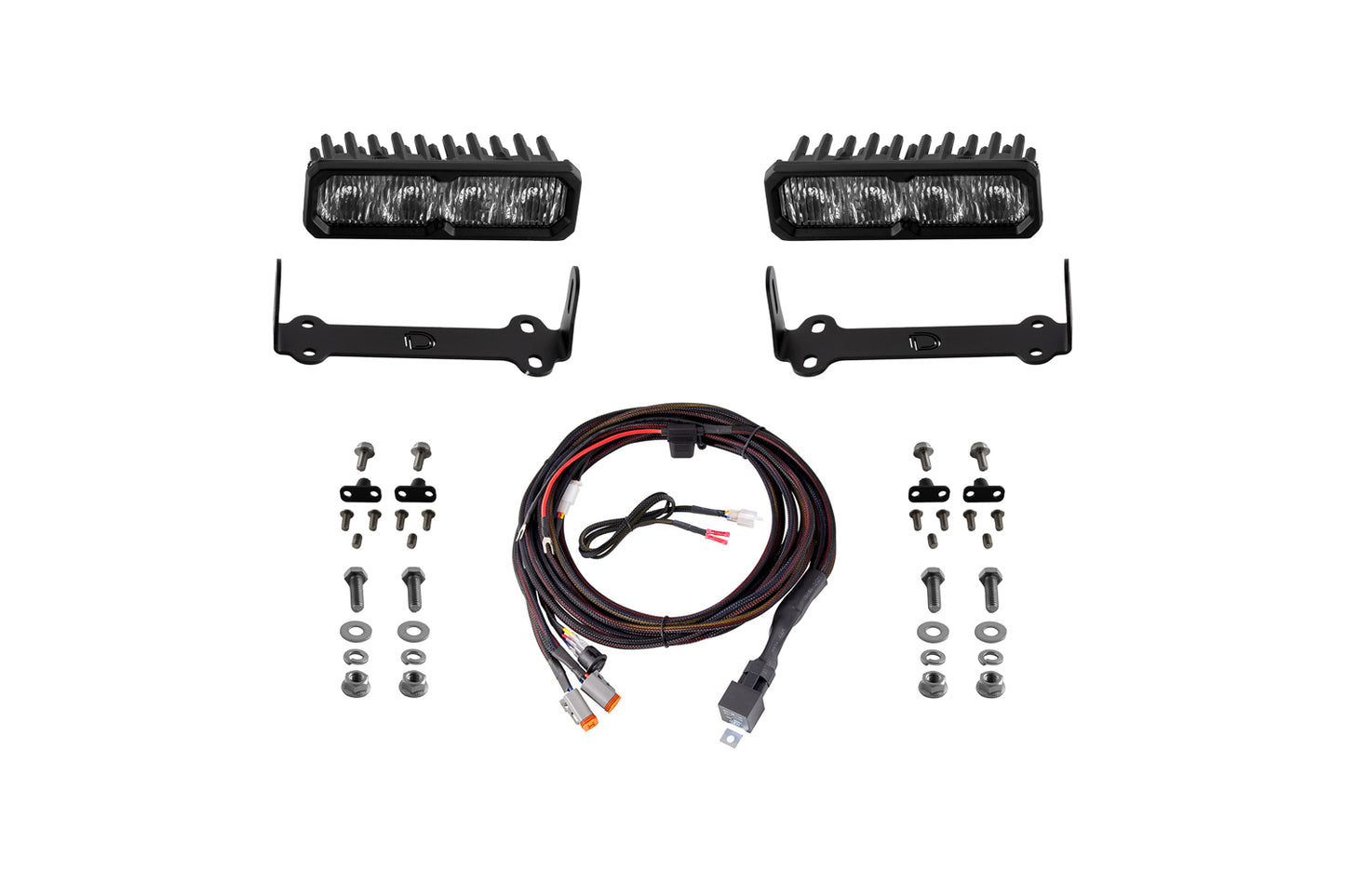 4Runner 2014 SS6 Pro LED Kit White Fog