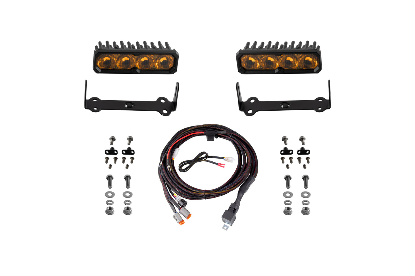 4Runner 2014 SS6 Sport LED Kit Yellow Driving