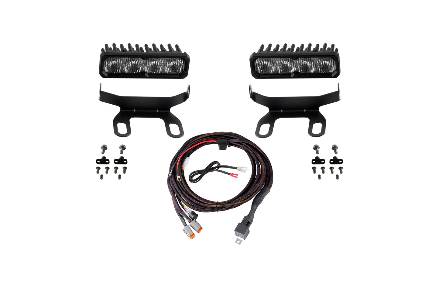 Ram 2013 Standard SS6 Pro LED Kit White Fog