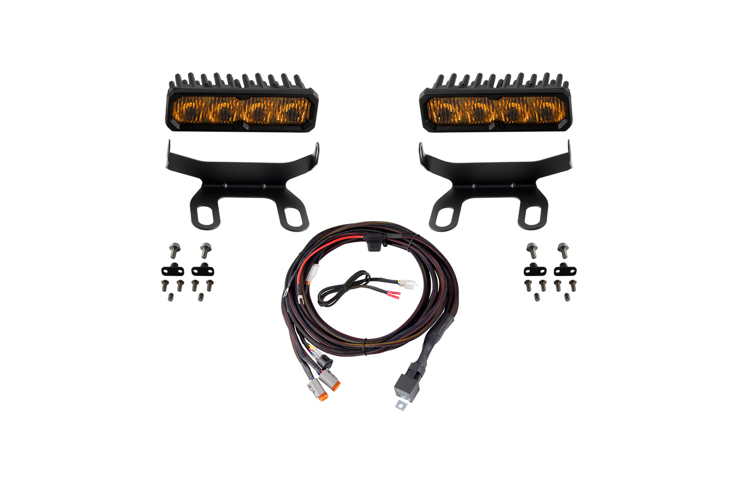 Ram 2013 Standard SS6 Pro LED Kit Yellow Fog