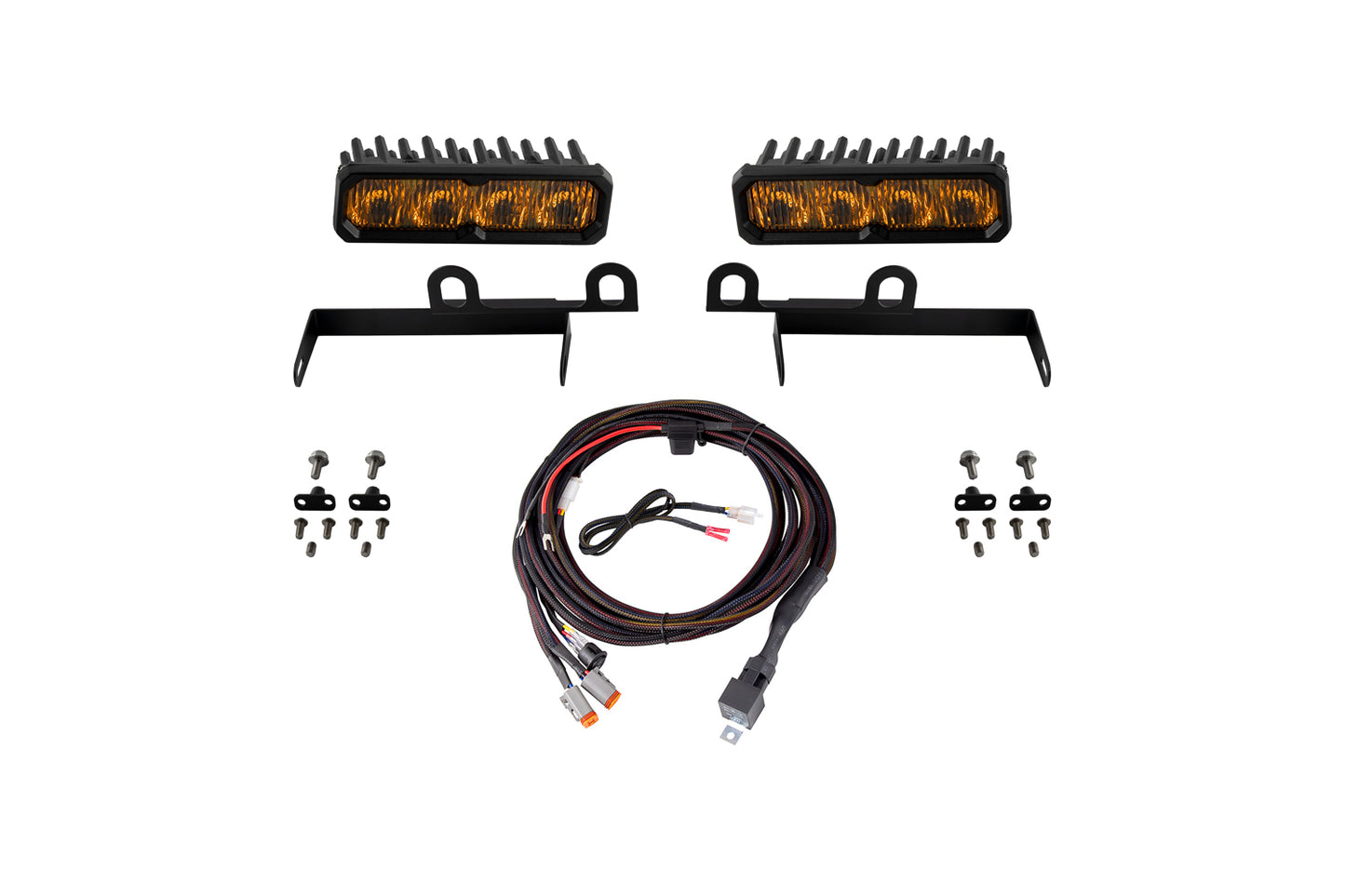 Ram 2013 SportExpress SS6 Pro LED Kit Yellow Fog