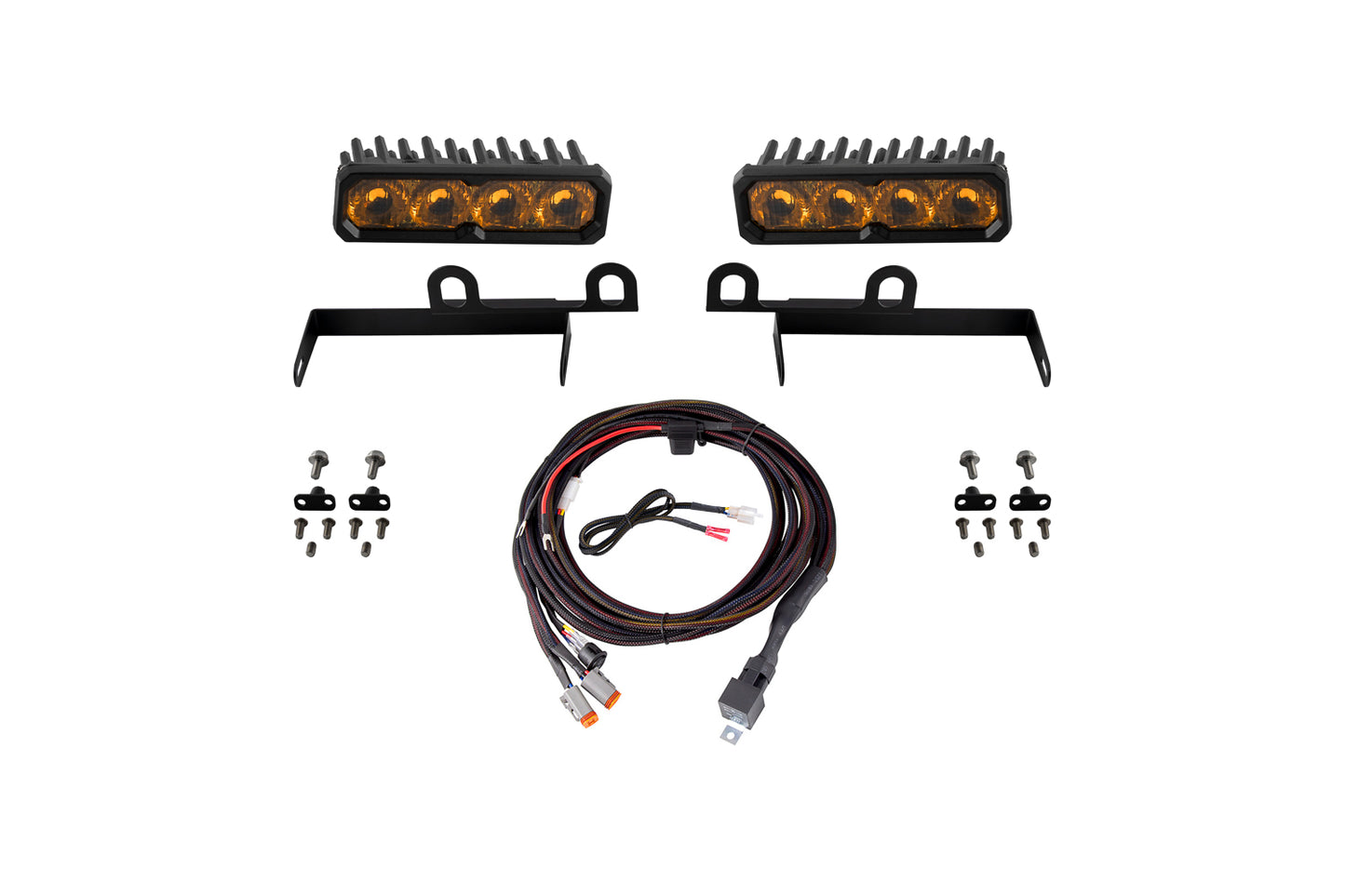 Ram 2013 SportExpress SS6 Max LED Kit Yellow Driving