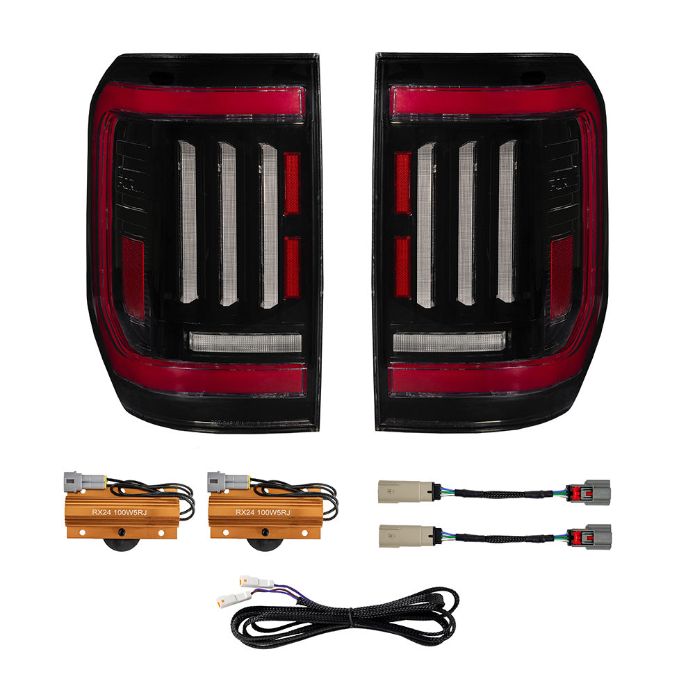 2025-2026 Ford Maverick LED Tail Lights Red (pair)