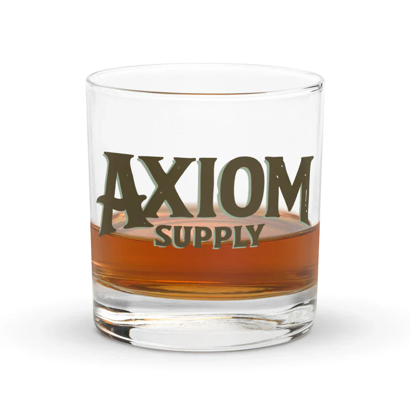 Axiom Supply Whiskey Time Glass