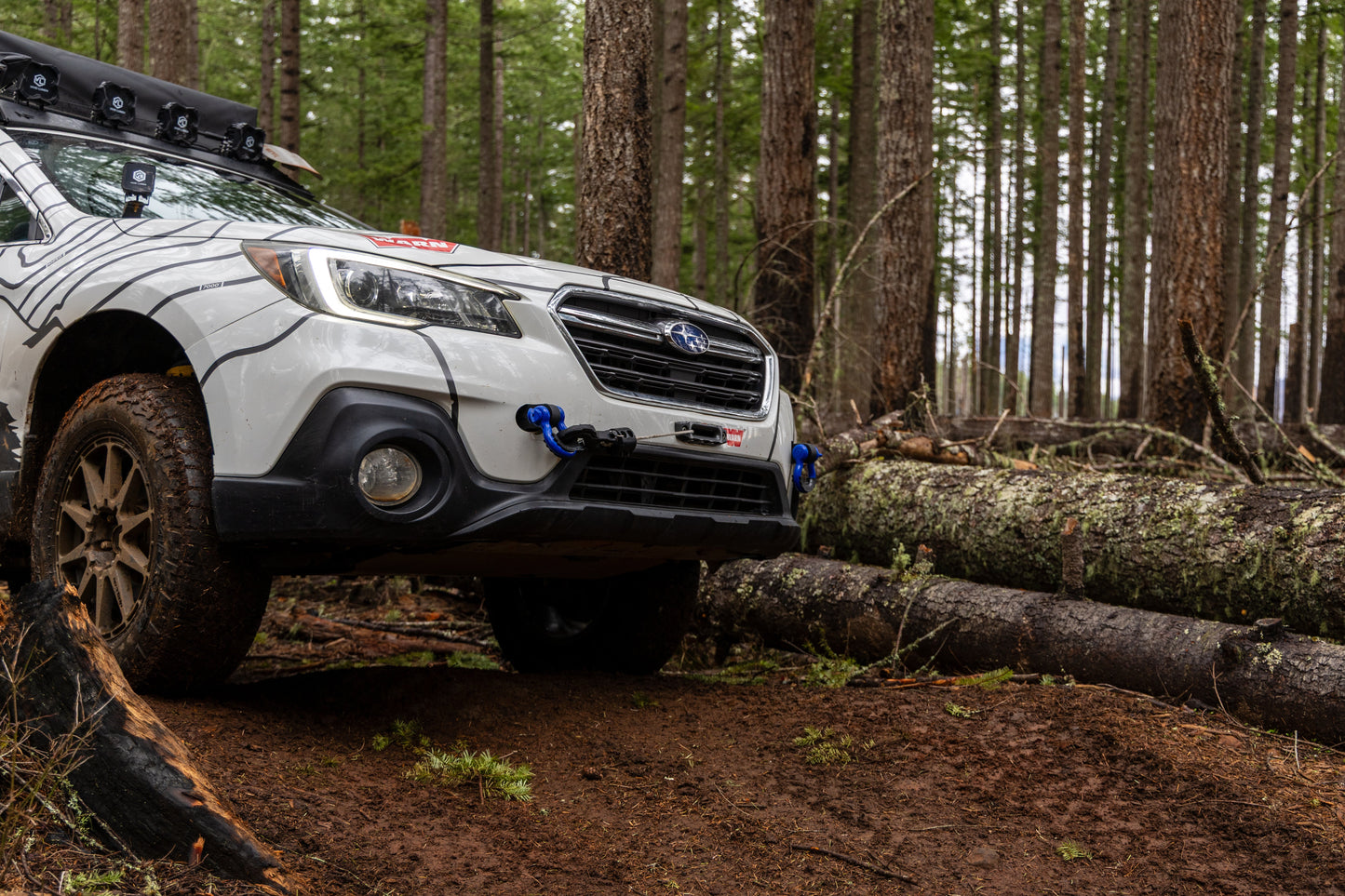 Hidden Winch Mount - Fits 2015-2019 Subaru Outback