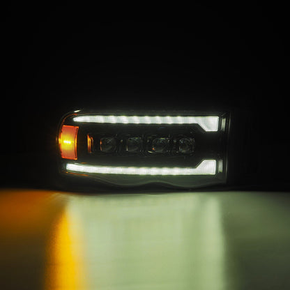 02-05 Dodge Ram NOVA-Series LED Projector Headlights Alpha-Black | AlphaRex