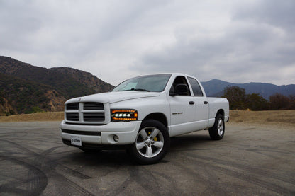 02-05 Dodge Ram NOVA-Series LED Projector Headlights Alpha-Black | AlphaRex