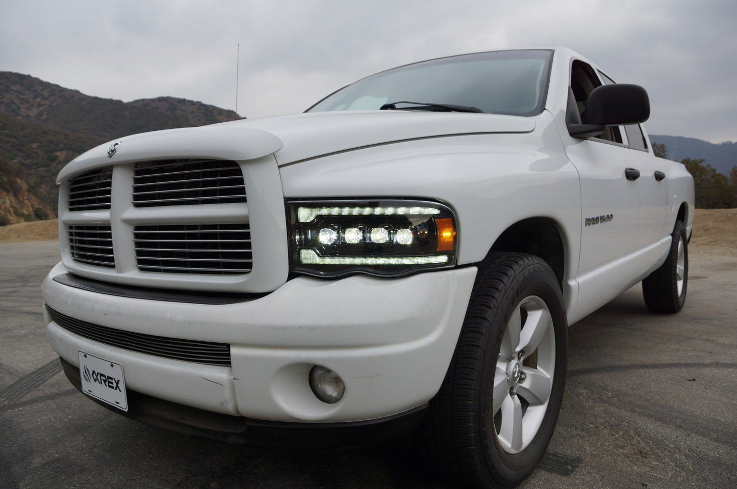02-05 Dodge Ram NOVA-Series LED Projector Headlights Black | AlphaRex