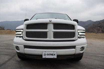 02-05 Dodge Ram NOVA-Series LED Projector Headlights Black | AlphaRex