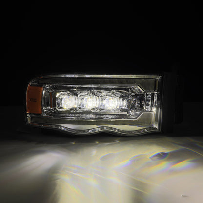 02-05 Dodge Ram NOVA-Series LED Projector Headlights Chrome | AlphaRex