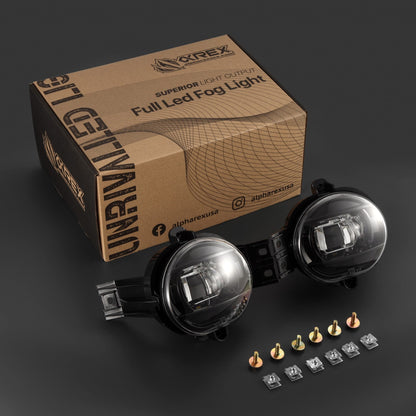 02-08 Dodge Ram 1500/03-09 Ram 2500/3500/04-06 Durango DoubleTap Dual Color LED Projector Fog Lights | AlphaRex