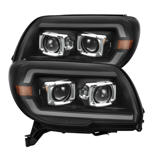 03-09 Toyota 4Runner PRO-Series Halogen Projector Headlights Black | AlphaRex