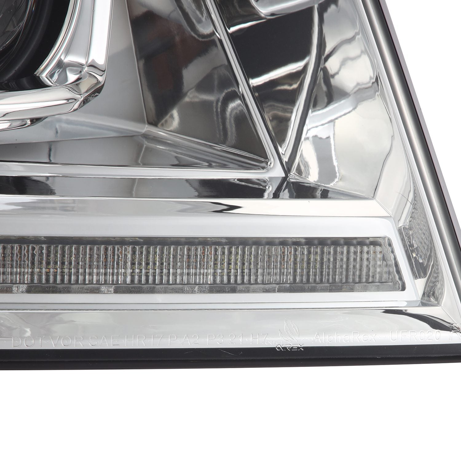 04-08 Ford F150 / 06-08 Lincoln Mark LT LUXX-Series LED Projector Headlights Chrome | AlphaRex
