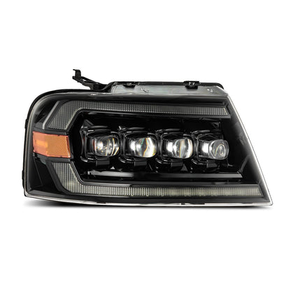 04-08 Ford F150 / 06-08 Lincoln Mark LT NOVA-Series LED Projector Headlights Alpha-Black | AlphaRex
