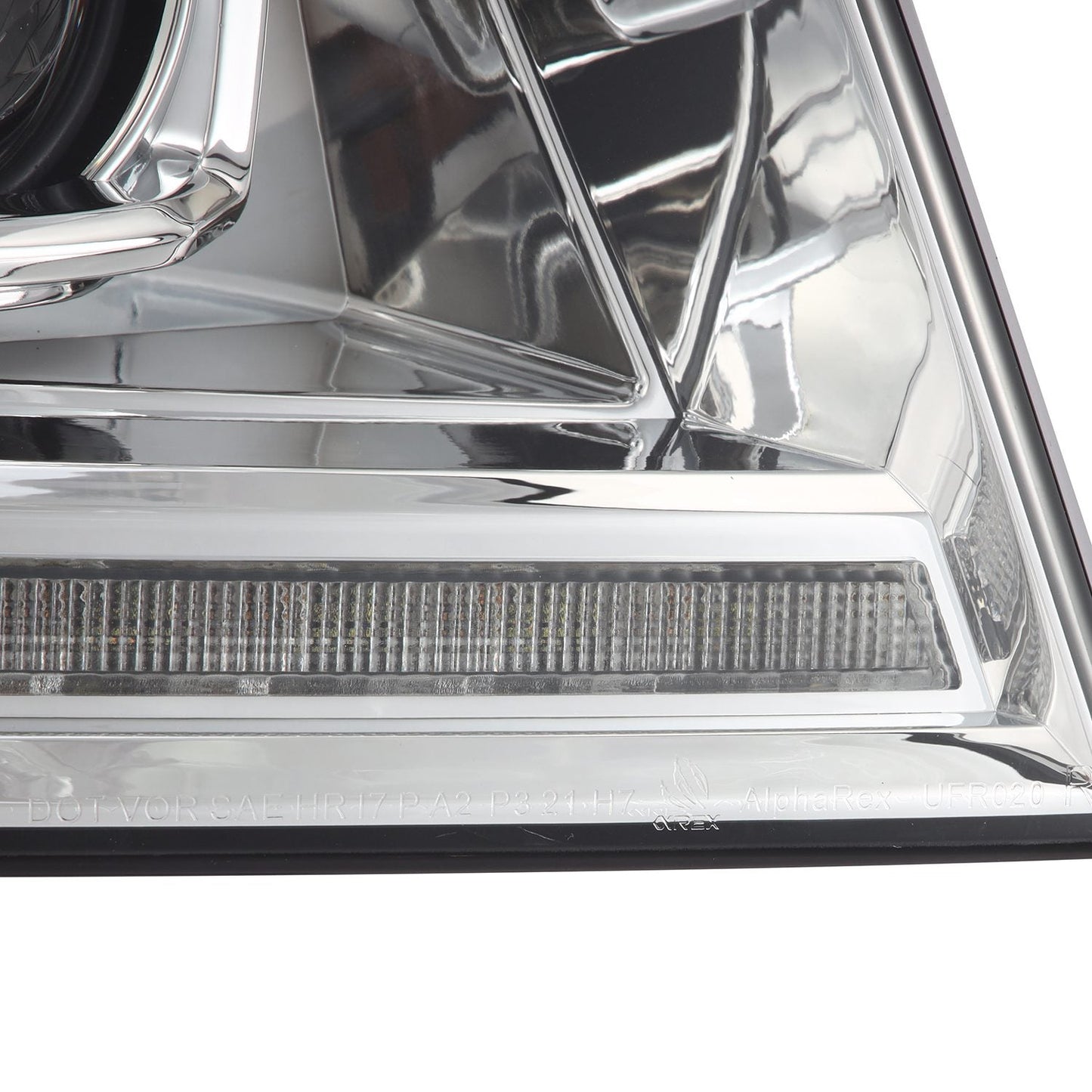 04-08 Ford F150 / 06-08 Lincoln Mark LT PRO-Series Halogen Projector Headlights Chrome | AlphaRex